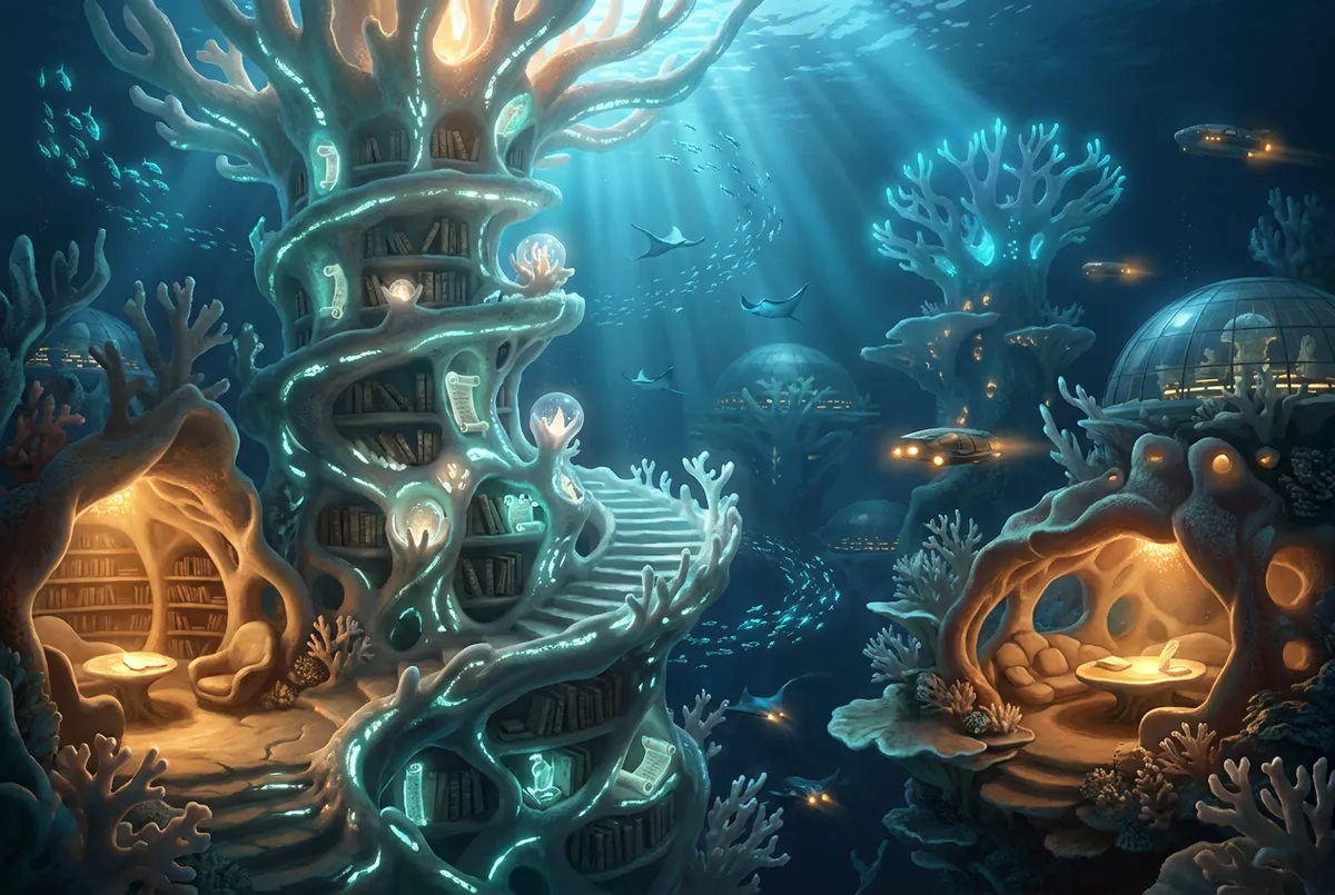 The coral the city was grown from