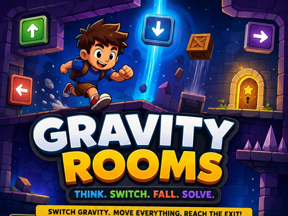 Gravity Rooms, the game Pugal built in Module 1